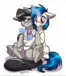 2014 black_hair blue_hair bow couple duo equine female friendship_is_magic glowing hair horn horse inuhoshi-to-darkpen magic mammal my_little_pony octavia_(mlp) plain_background pony purple_eyes sitting sparkles two_tone_hair unicorn vinyl_scratch_(mlp) white_background
Rating: Safe
Score: 7
User: 2DUK
Date: March 15, 2014