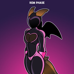 anthro black_latex brown_body clothed clothed_anthro clothed_male clothing drone fake_wings latex latex_clothing latex_skinsuit male mask multicolored_clothing multicolored_skinsuit pink_latex skinsuit solo tail tight_clothing two_tone_clothing two_tone_skinsuit wearing_mask rem_phase vick_(terikchaos) avian bird owl 2026 hi_res
