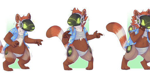 ambiguous_gender anthro clothing exclamation_point eyewear featureless_crotch glasses machine question_mark screen screen_face shirt simple_background solo surprised topwear torn_clothing torn_shirt torn_topwear transformation unbuttoned_shirt white_background fauvfox ailurid mammal protogen red_panda 2019 absurd_res hi_res sequence