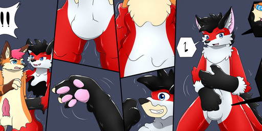 absorption_vore anthro arm_tuft balls biped black_hair black_insides black_markings black_nose blue_eyes bodily_fluids bound brown_ears brown_markings bulge clenched_teeth close-up countershade_face countershade_legs countershade_neck countershade_torso countershading cum detailed_bulge duo encasement erection featureless_crotch fingerless_(marking) fingerless_gloves_(marking) front_view fully_inside genital_fluids genital_outline genitals glistening glistening_body gloves_(marking) goo-connected_lips goo_transformation hair hypnotic_eyes inner_ear_fluff looking_at_another looking_back looking_back_at_another male male_anthro markings motion_lines neck_tuft nude object_in_mouth open_mouth open_smile orange_body pawpads penile penis penis_milking penis_outline pink_hair pink_inner_ear pink_pawpads ringed_eyes side_view simple_background smile speech_bubble standing takeover teeth transformation transformation_sequence tuft unusual_insides vore white_body white_countershading white_inner_ear_fluff wolferion atry_(atryfox) canid canine fox goo_creature mammal 2022 colored comic pictographics shaded