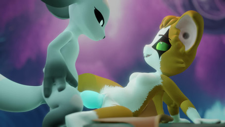 animal_genitalia animal_penis anthro anthro_on_anthro anthro_penetrated anthro_penetrating black_sclera duo ears_outwards female female_penetrated genitals glowing glowing_genitalia green_eyes holding_leg looking_at_another looking_at_male looking_pleasured lying male male/female male_penetrating male_penetrating_female membrane_(anatomy) membranous_wings on_back penetration penile penile_penetration penis penis_in_vagina pivoted_ears pupils sex tail teeth vaginal vaginal_penetration white_pupils wings bruhboi69 bruhboi_(modeler) dust:_an_elysian_tail microsoft ori_(series) xbox_game_studios fidget_(elysian_tail) ori_(ori) bat guardian_spirit mammal nimbat 16:9 3d_(artwork) 3d_animation animated digital_media_(artwork) hi_res no_sound short_playtime video widescreen