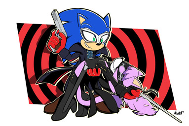 anthro black_clothing black_coat black_topwear boots clothing coat company_connection cosplay costume crossover_cosplay dancing duo female finishing_move footwear gloves gun handwear hero high_heeled_boots high_heels holding_gun holding_melee_weapon holding_object holding_ranged_weapon holding_sword holding_weapon jacket leotard male male/female mask melee_weapon phantom_thief pose princess ranged_weapon royalty shoes smile sword topwear weapon alotaart atlus persona_(series) persona_5 sega sonic_the_hedgehog_(series) blaze_the_cat kasumi_yoshizawa ren_amamiya sonic_the_hedgehog domestic_cat eulipotyphlan felid feline felis hedgehog mammal absurd_res crossover hi_res