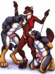4_toes animal_genitalia arms_behind_back balls battytoybox bernese_mountain_dog canine canine_penis claws digitigrade dog erection fur gay hindpaw kneeling knot leash male mammal moodyferret nude paws penis plain_background sheath standing toes tongue tongue_out white_background
Rating: Explicit
Score: 12
User: ZepiWolf
Date: November 22, 2013