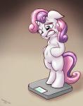 2014 bipedal chubby cub equine female friendship_is_magic fur green_eyes gritted_teeth hair horn loli mammal my_little_pony navel scale solo standing sweat sweetie_belle_(mlp) tadashi--kun two_tone_hair unicorn weighing_scale white_fur young
Rating: Safe
Score: 13
User: SlayerBVC
Date: April 05, 2014