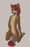 5_fingers anthro areola black_sclera blood blood_pool bodily_fluids breasts brown_areola brown_body brown_ears brown_fur brown_nipples brown_pawpads claws corpse death decapitation fangs female fingers fur genitals gore gore_focus grey_background hair male masturbation multicolored_body multicolored_fur necrophilia nipples nude nude_anthro nude_female open_mouth pawpads paws red_eyes red_hair saina_(tami_wolx) saliva severed_body_part severed_head sex simple_background size_difference slim small_breasts smaller_male smile snuff solo spread_legs spreading tail teeth tongue tongue_out vulva young tami_wolx canid canine canis demon hybrid mammal wolf 2025 absurd_res digital_media_(artwork) hi_res shaded simple_shading watermark