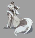 ambiguous_gender blue_eyes brown_body brown_fur claws feral fur grey_background simple_background solo purplelemons nintendo pokemon canid canine generation_7_pokemon lycanroc mammal midday_lycanroc pokemon_(species) 2016 digital_media_(artwork) shaded