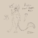 anthro breasts female fur nude pawpads solo tail text transformation hunner out-of-placers mammal mouse murid murine rodent yinglet 1:1 absurd_res english_text hi_res model_sheet