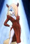 absurd_res animaniacs breasts cleavage clothed clothing dress eyelashes female fur gown grim1978 hi_res lipstick looking_away minerva_mink mink mustelid traditional_media watercolor white_fur
Rating: Safe
Score: 3
User: Cornell
Date: March 05, 2014