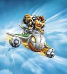 absurd_res activision aircraft airplane anthro bowser flying hi_res koopa male mario_bros nintendo official_art scalie skylanders solo unknown_artist vehicle