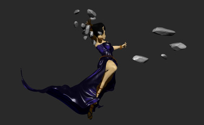 5_fingers anthro bottomwear clothed clothing digitigrade dress female fingers floating fur hair jewelry rock simple_background skirt solo telekinesis yellow_body yellow_fur arc97_(artist) animal_humanoid felid felid_humanoid humanoid mammal mammal_humanoid 3d_(artwork) absurd_res animated blender_(artwork) digital_media_(artwork) hi_res no_sound short_playtime turntable_(animation) video zbrush_(artwork)
