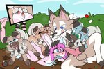 ahegao anal anal_knotting anal_penetration animal_genitalia animal_penis anthro anthro_on_feral anus ass_up assisted_sex balls bestiality bite bite_mark bodily_fluids breath broken_pokeball butt canine_genitalia canine_penis claws clothing cum cum_in_ass cum_in_pussy cum_inside discarded_clothing dominant dominant_feral double_knotting double_penetration drooling ear_bite ear_pull erection eyes_closed fangs female feral genital_fluids genitals group heart_symbol heterochromia holding_head imminent_fellatio imminent_oral knot knotted_penis knotting leaking_cum licking licking_lips looking_pleasured male male/female motion_lines outside outside_sex panting penetration penis pink_body pinned pinned_to_ground pokeball precum presenting presenting_penis public public_sex pussy questionable_consent raised_leg saliva saliva_string scratches sex snout sparkles spread_legs spreading submissive submissive_anthro surprised_expression tan_body teeth text tongue tongue_out until_they_like_it vaginal vaginal_knotting vaginal_penetration emote-o nintendo pokemon snowstar_(cabbit) domestic_cat felid feline felis generation_7_pokemon hybrid lagomorph leporid lycanroc mammal midday_lycanroc pokemon_(species) rabbit rockruff shiny_pokemon 3:2