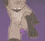 2d_animation 3_toes 5_fingers against_surface against_wall animated avian_feet beak brown_body brown_feathers brown_fur chastity_cage chastity_cage_only chastity_device chastity_device_only chest_tuft dildo dildo_insertion feathers feet femboy fingers flat_chastity_cage fluffy flugsy_(lustdevil) fur looking_down lustdevil male narrowed_eyes no_pupils nude on_one_leg on_wall penetration phallic_chastity_device raised_leg sex_toy sex_toy_insertion short_playtime simple_background solo squint standing suction_cup suction_cup_dildo tentacle_dildo tentacles toes tuft white_eyes