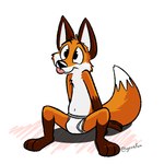 1:1 anthro barefoot black_eyes blep briefs briefs_only brown_body brown_fur bulge canid canine clothed clothing feet fox fur geekfox male mammal navel orange_body orange_fur shadow sitting solo tighty_whities tongue tongue_out topless underwear underwear_only white_body white_briefs white_clothing white_fur white_underwear