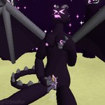 >w< anthro black_body blue_body bodily_fluids breasts dominant dominant_female duo extreme_size_difference female genital_fluids genitals horn humanoid_genitalia humanoid_pussy low_poly macro male male/female nude open_mouth pixelated pussy simple_background size_difference spiked_tail spikes spikes_(anatomy) star tail unbirthing vaginal vaginal_fluids vore wings d3nofur blender_eevee microsoft minecraft mojang mythology xbox_game_studios demin_(d3nofur) suk_(d3nofur) dragon ender_dragon kobold mythological_creature mythological_scalie scalie 1:1 3d_(artwork) blender_(artwork) digital_media_(artwork)