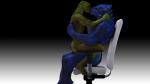 16:9 3d_(artwork) alien anthro blue_body butt chair digital_media_(artwork) duo embrace eyes_closed eyewear from_front_position furniture glasses gradient_background green_body kissing lizardian love male male/male mastery_position muscular nude on_lap romantic romantic_couple scales scalie sex simple_background sitting sitting_on_lap stormtrooper_(artist) wallpaper widescreen