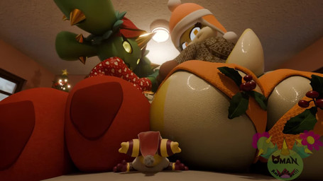 anthro ass_to_ass big_butt butt butt_crush butt_focus butt_smother cactus christmas_clothing christmas_decorations clothing collaborative facesitting female group holidays male male/female plant sitting_on_another size_difference smothering thick_thighs trio wide_hipped_female wide_hips omananimations coel3d_(modeler) rochin1000_(modeler) christmas nintendo palworld pocketpair pokemon daisy_(rochin1000) maraciti amphibian cactus_creature cactus_humanoid elemental_creature elemental_humanoid flora_fauna frog generation_5_pokemon humanoid maractus pal_(species) plant_humanoid pokemon_(species) sparkit tree_frog 16:9 3d_(artwork) 3d_animation animated digital_media_(artwork) hi_res long_playtime sound webm widescreen