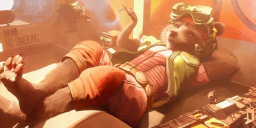anthro bottomwear brown_body brown_fur cigarette clothed clothing eyewear eyewear_on_head feet fingers fur goggles goggles_on_head hand_behind_head holding_cigarette holding_object looking_at_viewer lying male on_back pants plant smile smoke smoking solo text toes topwear sidekick guardians_of_the_galaxy marvel rocket_raccoon mammal procyonid raccoon digital_media_(artwork) english_text hi_res japanese_text