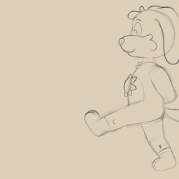 anthro bone cute_pose male skeleton solo walking doge_gif somestickygoo mob_entertainment poppy_playtime smiling_critters dogday_(poppy_playtime) animated_skeleton canid canine canis domestic_dog mammal undead 1:1 animated hi_res sketch unfinished