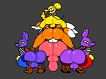 anthro anus ass_clapping backsack ball_size_difference balls big_butt big_penis bottomwear bottomwear_down bubble_butt butt butt_size_difference clothed clothing crouching fur genitals gesture group hand_gesture huge_butt huge_hips male middle_finger orange_body orange_fur pants pants_down partially_clothed penis penis_size_difference pink_balls pink_body pink_penis purple_balls purple_body purple_penis short_stack twerking white_balls wide_hips x_anus yellow_balls yellow_body yellow_penis superiorfox dragon_ball dragon_ball_super beerus champa liquiir quitela rumsshi canid canine deity domestic_cat elephant elephantid felid feline felis fox mammal mouse murid murine proboscidean rat rodent 2d_animation animated short_playtime