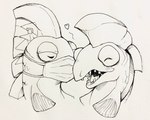 anthro blush duo kissing_cheek male male/male mask smile lb_aventadors nintendo splatoon drizzler_(splatoon) fish marine salmonid_(splatoon) steel_eel_driver hi_res