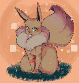 abstract_background all_fours anthro anthrofied blush canine eevee fox fur green_eyes kneeling male mammal neck_tuft nintendo nude penis pokémon pokémorph simple_background solo tapering_penis thick_thighs tingtongten tongue tongue_out tuft video_games wide_hips

Rating: Explicit
Score: 10
User: chdgs
Date: April 27, 2015
