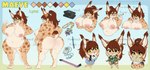 anthro belly big_belly big_breasts big_butt breasts brown_hair butt eyelashes female front_view fur hair holding_joint nipples nude open_mouth overweight overweight_anthro overweight_female pink_nipples rear_view solo spotted_arms spotted_legs tan_body tan_fur thick_thighs wide_hips yellow_eyes tiggybloom felid feline lynx mammal 2023 distracting_watermark hi_res model_sheet watermark