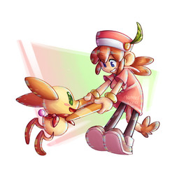 blue_eyes blush clothed clothing dress duo feathers female footwear fully_clothed glistening glistening_body green_eyes hair hand_holding happy hat headgear headwear kerchief long_arms male orange_ears orange_hair pupils shoes simple_background size_difference smaller_male standing teeth text unusual_pupils white_background yellow_body nannercoco bandai_namco klonoa_(series) lolo_(klonoa) popka animal_humanoid canid canine canis domestic_dog haplorhine humanoid mammal mammal_humanoid monkey monkey_humanoid primate primate_humanoid 1:1 2019 artist_name digital_drawing_(artwork) digital_media_(artwork) hi_res