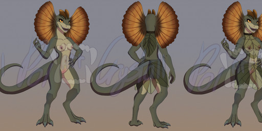 3_toes anthro areola black_eyebrows blue_claws bottomwear breasts butt claws closed_frown clothed clothed_anthro clothed_female clothing collarbone crop_top eyebrows eyelashes eyes_closed feet female finger_claws frown fully_clothed fully_clothed_anthro fully_clothed_female genitals green_body green_clothing green_crop_top green_eyes green_shirt green_skin green_tail green_topwear happy humanoid_genitalia humanoid_vulva long_tail looking_at_viewer medium_breasts mismatched_genitalia mismatched_humanoid_vulva mismatched_vulva mouth_closed multicolored_body multicolored_skin navel nipples non-mammal_breasts non-mammal_navel non-mammal_nipples non-mammal_vulva nude nude_anthro nude_female open_mouth open_smile orange_eyes orange_frill pink_clitoral_hood red_areola red_nipples sharp_teeth shirt sitting skirt smile smiling_at_viewer solo standing stated_age stated_height stated_weight tail teeth text toe_claws toes topwear translucent translucent_bottomwear translucent_clothing translucent_crop_top translucent_shirt translucent_skirt translucent_topwear two_tone_body two_tone_skin vulva yellow_body yellow_skin polarrcrystall lidia_(twoaz00) agamid frilled_lizard lizard reptile scalie 2025 absurd_res character_name colored digital_drawing_(artwork) digital_media_(artwork) english_description english_text hi_res long_image model_sheet shaded watermark wide_image