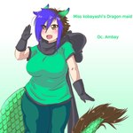 anime_eyes anime_style female horn solo tail thick_thighs ambysweetdragon kobayashi-san_chi_no_maidragon miss_kobayashi's_dragon_maid mythology ambay dragon horned_humanoid humanoid hybrid mythological_creature mythological_scalie scalie tailed_humanoid 1:1 hi_res