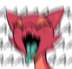 aaaaaaaaaaa afterimage ambiguous_gender anthro cheek_spikes dialogue digital_media_(artwork) eyes_closed facial_spikes front_view green_tongue headshot_portrait icon kobold meme motion_blur open_mouth portrait reaction_image red_body red_scales red_skin reptile scales scalie screaming shaking simple_background solo sorc spikes spikes_(anatomy) text text_background tongue tongue_out white_background yelling