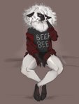 anthro bare_legs clothing female hooves shirt solo text text_on_clothing text_on_shirt text_on_topwear topwear lvlirror asdfmovie beep_beep_i'm_a_sheep bovid caprine mammal sheep absurd_res digital_drawing_(artwork) digital_media_(artwork) hi_res meme