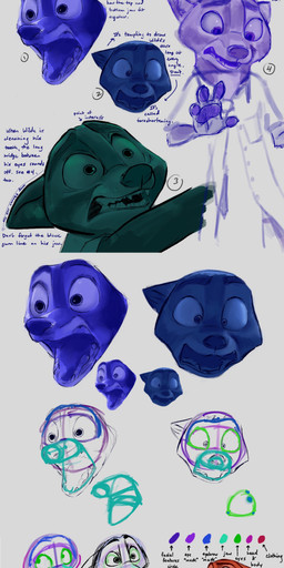 anthro female male qalcove disney zootopia judy_hopps nick_wilde canid canine european_rabbit fox lagomorph leporid mammal oryctolagus rabbit red_fox true_fox absurd_res hi_res