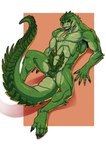 2_penises 5_fingers acid anthro balls biceps bodily_fluids butt claws feet fingers genitals green_balls green_body green_penis green_scales green_skin male multi_genitalia multi_penis muscular muscular_anthro muscular_male pecs penis red_eyes saliva scales seductive sharp_teeth solo spiked_tail spikes spikes_(anatomy) tail teeth toe_claws toes tongue tongue_out astrozerk mortal_kombat mortal_kombat_1 reptile_(mortal_kombat) lizard reptile saurian_(mortal_kombat) scalie hi_res