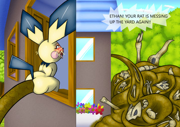bone disposal excessive_feces feces female female_pred remains scat_disposal size_difference smaller_pred text vore poisonsneksoffie nintendo pokemon entei generation_2_pokemon legendary_pokemon lugia pichu pokemon_(species) raikou suicune absurd_res english_text hi_res