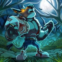 anthro belt bottomwear claws clock clothing ear_piercing eyebrows fangs footwear full_moon fur glowing glowing_eyes grass grey_body grey_fur highlights_(coloring) howl jacket letterman_jacket male male_anthro moon muscular muscular_anthro muscular_male orange_sclera pants pecs piercing plant pose ring sharp_teeth shirtless shirtless_anthro shirtless_male shoes solo standing tail tail_tuft teeth thick_eyebrows topwear torn_bottomwear torn_clothing torn_jacket torn_pants tree tuft underbite watch white_body white_fur wristband taylortrap622 activision crash_bandicoot_(series) mythology tiny_tiger werewolf_tiny_tiger canid canine dasyuromorph hybrid mammal marsupial mythological_canine mythological_creature recently_extinct_species thylacine werecanid werecanine werecreature werewolf 1:1 hi_res