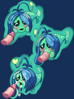 basic_sequence black_sclera blue_hair blush bodily_fluids cum cum_in_hair cum_on_face cum_string disembodied_penis duo erection eyes_closed faceless_character faceless_male female female_focus feral genital_fluids genitals hair heart_symbol humanoid_genitalia humanoid_penis interspecies linear_sequence male male/female open_mouth oral outline penis saliva simple_background solo_focus three_frame_image three_frame_sequence transparent_background vein yellow_eyes widemouthero undertale undertale_(series) shyren aquatic fish alpha_channel sequence