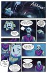 2017 animated_skeleton biped bone clothed clothing comic elemental_creature english_text flora_fauna flower flowey_the_flower fluffyslipper fur hi_res humanoid male not_furry papyrus_(undertale) plant skeleton text undead undertale undertale_(series)