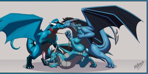 after_oral anal anal_penetration animal_genitalia blue_body blue_scales bodily_fluids claws collar cum cum_string digitigrade erection fellatio feral feral_on_feral feral_penetrated feral_penetrating feral_penetrating_feral finger_claws genital_fluids genital_slit genitals green_body green_scales group group_sex kissing knot male male/male male_penetrated male_penetrating male_penetrating_male masturbation membrane_(anatomy) membranous_wings oral pawpads penetration penile penile_masturbation penis quadruped scales sex side_view spitroast spitroast_kiss tail threesome toe_claws trio wings fr0stbit3 european_mythology mythology aerium kenox dragon mythological_creature mythological_scalie scalie western_dragon hi_res