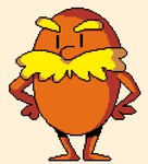 biped black_eyes blonde_eyebrows blonde_facial_hair blonde_mustache eyebrows facial_hair featureless_feet feet front_view fur hands_on_hips hands_on_own_hips male mustache orange_body orange_fur simple_background simple_eyes solo standing tan_background pedrodesenhador dr_seuss the_lorax the_lorax_(film) lorax humanoid 2023 aliasing colored digital_media_(artwork) full-length_portrait low_res pixel_(artwork) portrait portuguese_description shaded