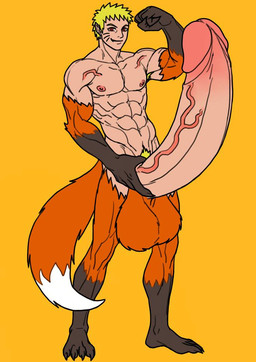 abs armpit_hair balls big_balls big_penis body_hair erection foreskin genitals huge_balls huge_penis hyper hyper_balls hyper_genitalia hyper_penis male muscular muscular_male navel nipples nude pecs penis pink_nipples pubes red_eyes retracted_foreskin simple_background solo tail vein veiny_muscles veiny_penis schizoid etherious01 naruto naruto_uzumaki animal_humanoid humanoid 2017 colored