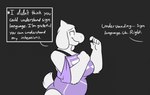 anthro big_breasts boss_monster_(undertale) bovid breasts caprine clothed clothing comic english_text female fur goat horn huge_breasts long_ears mammal robertge simple_background solo text toriel undertale undertale_(series) white_body white_fur