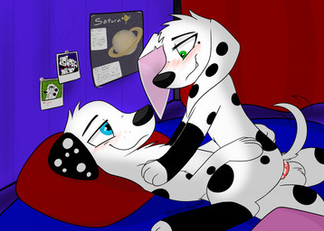 animal_genitalia animal_penis black_body black_fur black_markings blush brother_penetrating_sister cowgirl_position duo eye_contact female female_on_top female_penetrated feral feral_on_feral feral_penetrated feral_penetrating feral_penetrating_feral floppy_ears from_front_position fur genitals looking_at_another male male/female male_on_bottom male_penetrating male_penetrating_female markings on_bottom on_top penetration penile penile_penetration penis penis_in_vagina photo polaroid_photo raised_tail sex spots straddling tail toony vaginal vaginal_penetration white_body white_fur vixeyhuskybutt 101_dalmatian_street 101_dalmatians disney dolly_(101_dalmatians) dylan_(101_dalmatians) canid canine canis dalmatian domestic_dog mammal brother_(lore) brother_and_sister_(lore) incest_(lore) sibling_(lore) sister_(lore)