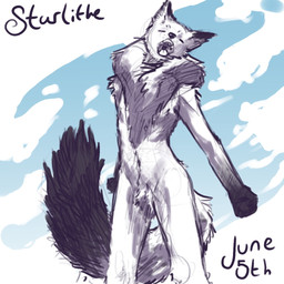 ambiguous_gender anthro eyes_closed femboy open_mouth pubes simple_background solo stretching tail yawn starlithe domestic_cat felid feline felis mammal 1:1 sketch