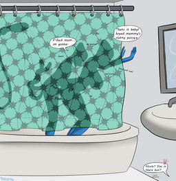 5_fingers age_difference ambiguous_penetration announcing_orgasm anthro anthro_on_anthro anthro_penetrated anthro_penetrating anthro_penetrating_anthro arm_support asking asking_another bathtub big_breasts biped blue_body blue_fur breasts command contact_onomatopoeia dialogue don't_pull_out duo female female_penetrated fingers from_behind_position fur heart_after_text heart_symbol impact_onomatopoeia impregnation_request infidelity intraspecies leaning leaning_forward male male/female male_penetrating male_penetrating_female mature_anthro mature_female mirror moan mommy_kink name_drop name_in_dialogue offscreen_character older_female older_penetrated onomatopoeia penetration plap profanity question questioning_tone sex shower shower_curtain shower_sex side_view silhouette silhouetted_body sink son_penetrating_mother sound_effects speech_bubble standing standing_sex stated_incest stuttering tail tail_coil talking_to_another talking_to_partner term_of_endearment text text_with_heart vowelless vowelless_vocalization yes-no_question young young_anthro young_male younger_male vexxyvex cartoon_network the_amazing_world_of_gumball gumball_watterson nicole_watterson richard_watterson felid feline mammal english_text hi_res incest_(lore) mother_(lore) mother_and_child_(lore) mother_and_son_(lore) parent_(lore) parent_and_child_(lore) parent_and_son_(lore) son_(lore)