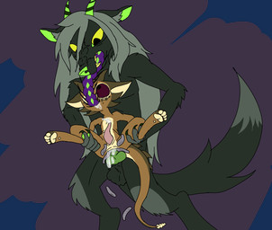 anal anal_penetration anal_vore anthro bodily_fluids cum cum_in_ass cum_inside duo forced genital_fluids infestation male male/male parasite partially_inside penetration rape sex size_difference vore where_is_your_god_now dragonsnakeowo snek_(dragonsnakeowo) annelid arthropod canid canine canis centipede insect kobold leech mammal myriapod reptile scalie wolf worm hi_res