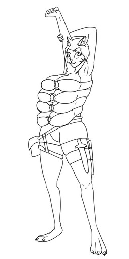 8_breasts big_breasts bottomwear bra breasts clothed clothing dagger eyebrows female fur hair melee_weapon multi_breast raised_eyebrow short_hair shorts simple_background smile solo straps stretching tailless topwear underwear weapon white_background multidude dungeons_and_dragons hasbro wizards_of_the_coast animal_humanoid domestic_cat felid feline felis humanoid mammal tabaxi 1:2 hi_res monochrome