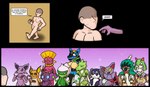 2023 absurd_res aipom alpha_channel anthro belly big_belly blush breasts comic decidueye demon dialogue digital_media_(artwork) eeveelution egg english_text espeon faceless_character faceless_human faceless_male featureless_breasts featureless_crotch female feral generation_1_pokemon generation_2_pokemon generation_3_pokemon generation_4_pokemon generation_7_pokemon generation_8_pokemon gliscor group hand_on_belly hi_res holding_child holding_egg holding_object holowear_(pokemon) human humanoid indeedee kirlia lucario male mammal mother_(lore) mother_and_child_(lore) naughtysableye nintendo parent_(lore) parent_and_child_(lore) pokemon pokemon_(species) pokemon_egg pokemon_unite pregnancy_test pregnant raichu roserade rowlet ruins_style_lucario sableye scyther shiny_pokemon simple_background speech_bubble text weavile