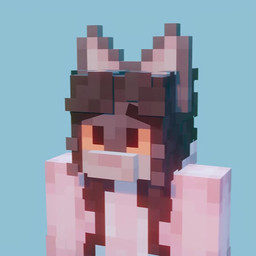 anthro blue_background brown_body brown_fur brown_hair cheek_tuft clothing eyes_up facial_tuft female fur hair hoodie inner_ear_fluff multicolored_body orange_eyes pink_clothing pink_hoodie pink_topwear simple_background solo standing topwear tuft two_tone_body ocelotka microsoft minecraft mojang the_elder_scrolls xbox_game_studios ocelotka_(ocelotka) felid feline khajiit mammal 1:1 3d_(artwork) 3d_animation animated digital_media_(artwork) low_res no_sound short_playtime video