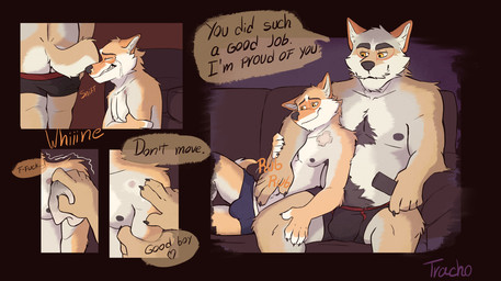 after_rape after_sex aftercare afterglow age_difference anthro anthro_on_anthro areola arm_around_shoulders bandage belly black_border bodily_fluids body_hair border bulge burn butt chest_hair claws clothing crying cuddling dialogue dressing duo eyebrows facial_hair father_dom_son_sub first_aid frown fur furniture good_boy heart_after_text heart_symbol inside larger_anthro larger_male male male/male male_anthro mature_anthro mature_male moobs motion_lines mustache navel nipples older_dom_younger_sub older_male on_sofa praise pubes shaking simple_background sitting size_difference smaller_anthro smaller_male snot sofa sound_effects speech_bubble tears text tuft underwear walking wounded younger_male tracho artie_(artieyote) eduardo_(artieyote) canid canine canis coyote coywolf hybrid mammal wolf 2026 comic english_text hi_res multiple_scenes signature father_(lore) father_and_child_(lore) father_and_son_(lore) incest_(lore) parent_(lore) parent_and_child_(lore) parent_and_son_(lore) son_(lore)