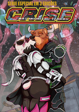 anthro armor butt clothed clothing duo fur hair kissing male male/male overweight overweight_male superhero superhero_costume tail text astarlos dc_comics bear brown_bear giant_panda grizzly_bear mammal ursine absurd_res alternate_version_at_source digital_media_(artwork) hi_res